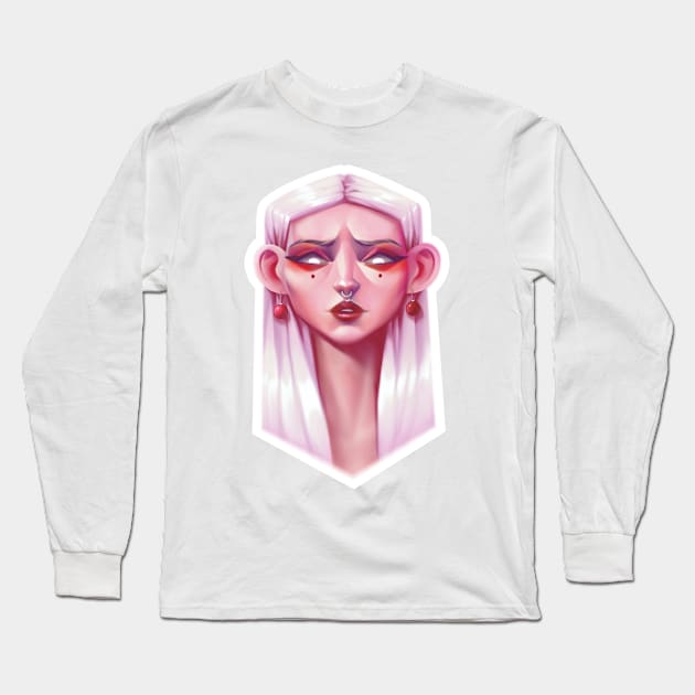 Portrait Long Sleeve T-Shirt by ivanOFFmax